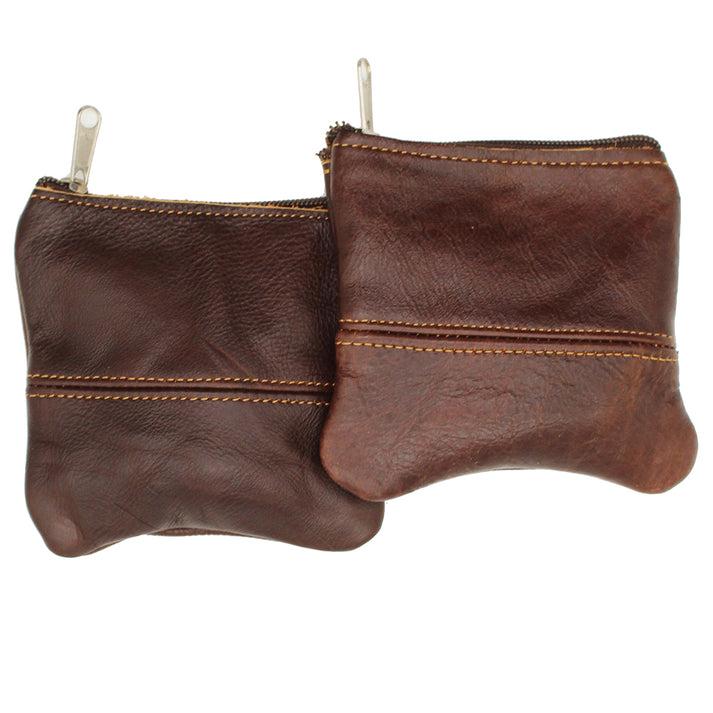 Leather Twin Coin Purses - Image 2
