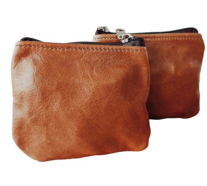 Leather Twin Coin Purses - Image 5