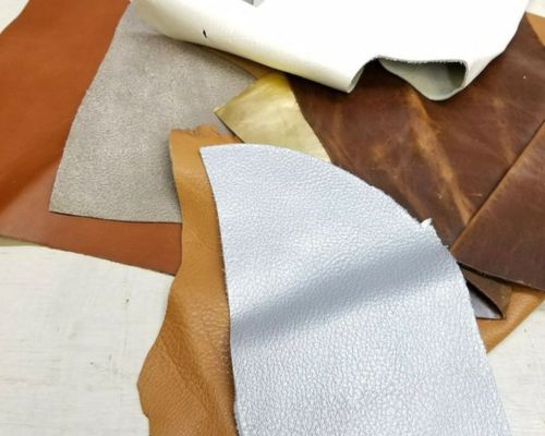 Craft Upholstery Top Grain Mixed Leather Scrap - 1.5kg - Image 3